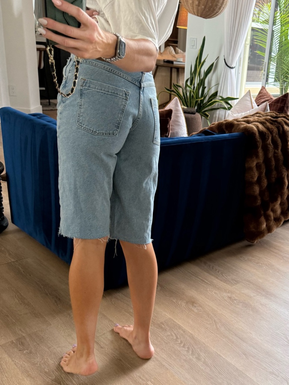 FREE PEOPLE cut off Jean shorts, Bermuda shorts - Picture 9 of 9